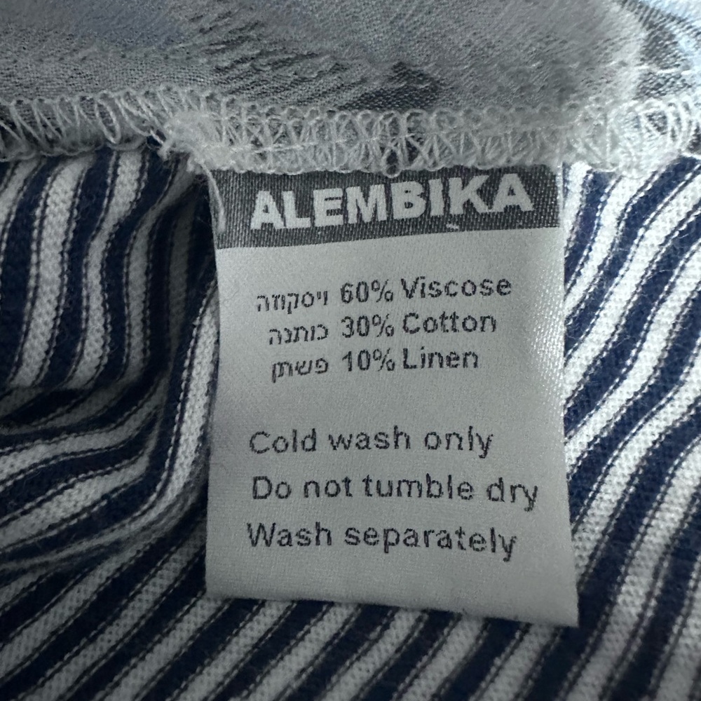 Alembika Mixed Media Blouse [M23] - Picture 6 of 7